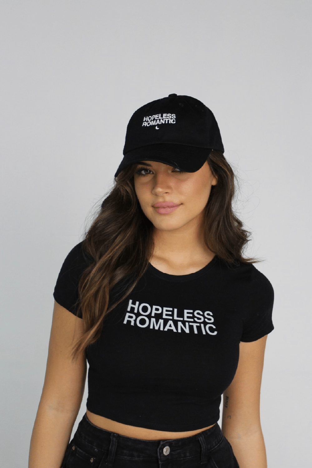 steph-bohrer-merch-steph-bohrer-hopeless-romantic-black-dad-hat-hat-29736316469357.png